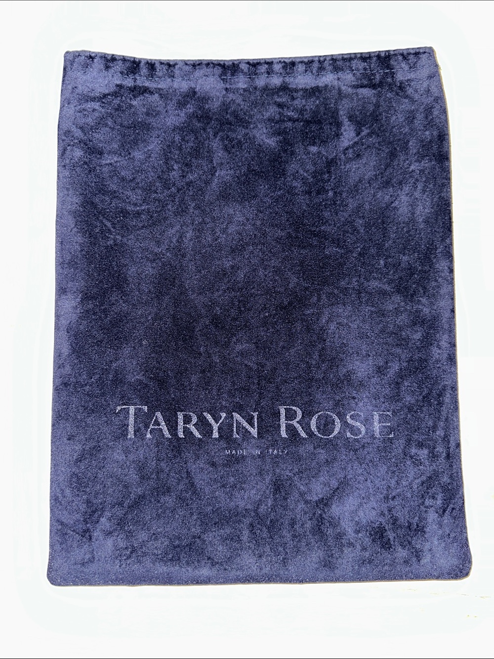 Taryn Rose Navy Suede Protective Dust Bag